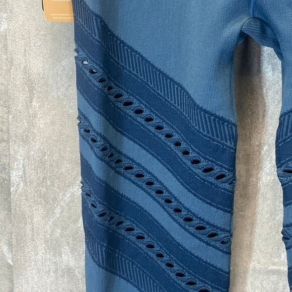 NUX Women's Steely Skies High Life High-Waist Open Mesh Seamless Pull-On Ankle - Picture 6 of 10